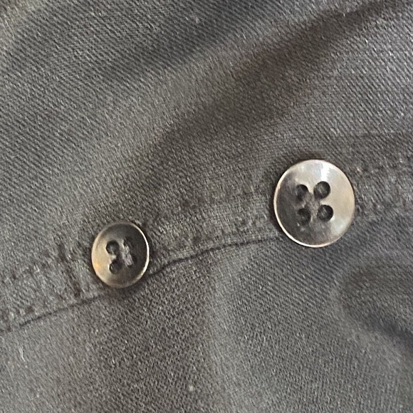 INC INTERNATIONAL CONCEPTS Black Corduroy Button Up Small Long Sleeve Shirt - Picture 8 of 8